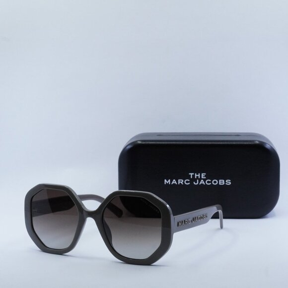 Marc Jacobs MARC 659/S 0KB7 HA Geometric Sunglasses - Grey/Brown main image 9